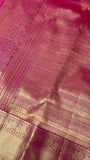 Pure zari handloom Kanjeevaram silk saree- Silk mark certified- PS2461