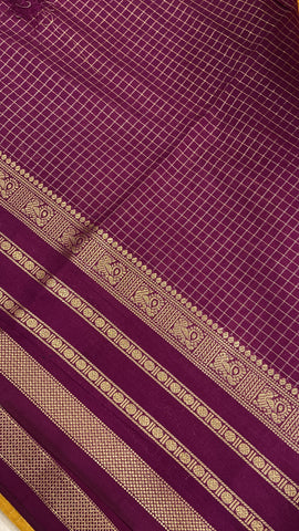 Premium Semi Crepe Mysore Silk Saree