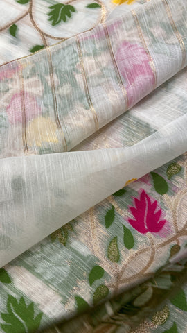 Premium soft Organza saree
