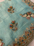 Premium Crush Organza Saree - 902658