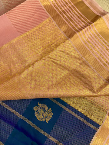 Pure Kanjeevaram silk mark certified saree