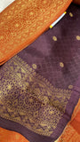 Premium Designer Chinnon Silk Saree -902375