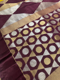 Pure semi Mashru Silk Saree