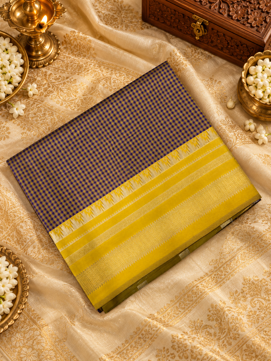 Premium Semi Kanjeevaram Silk Saree -902903