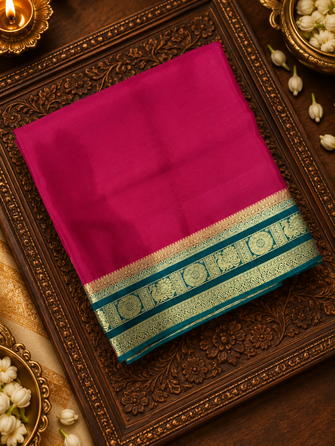 Pure Mix Crepe Mysore Silk Saree -902962