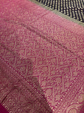 Pure crepe khaddi Banarasi saree- Silk mark certified- Black