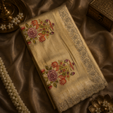 Premium Banarasi soft silk saree with Swarovski stone work