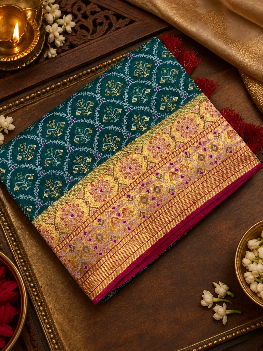 Premium Pochampally Silk Saree -902123