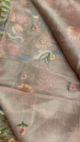 Premium Tissue Organza Saree