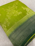 Semi Crush Georgette Saree