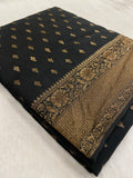 Premium Banarasi Crepe Khaddi Georgette Saree
