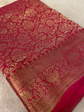 Premium Semi Mysore Silk Saree Brocade Design - 902139
