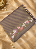 Premium Organza Saree With Embroidery - 901988