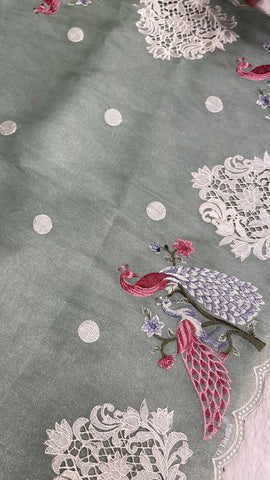 Pure Tissue Organza Saree