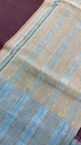 Premium Designer Tissue Crepe Saree