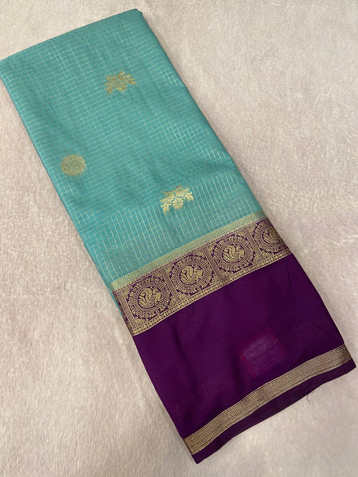 Premium Semi Mysore Crepe Silk Saree