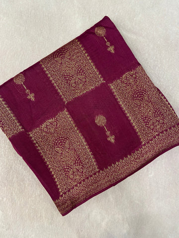 Premium Tassar Silk Saree