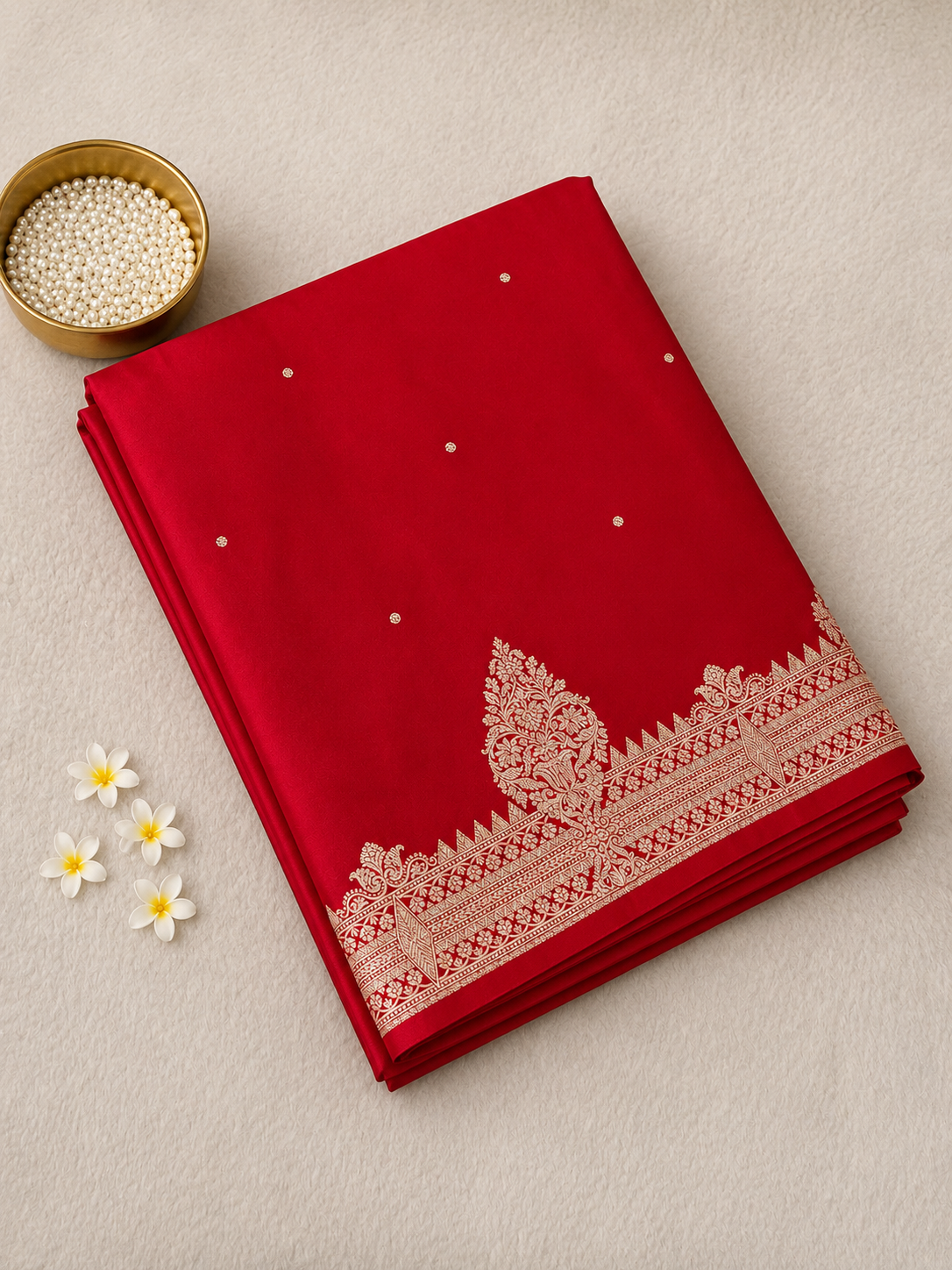 Pure Crepe Satin Silk Saree