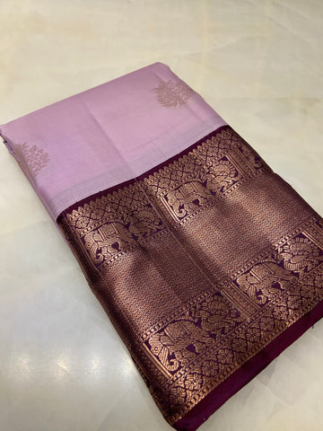 Pure Kanjeevaram silk mark certified saree