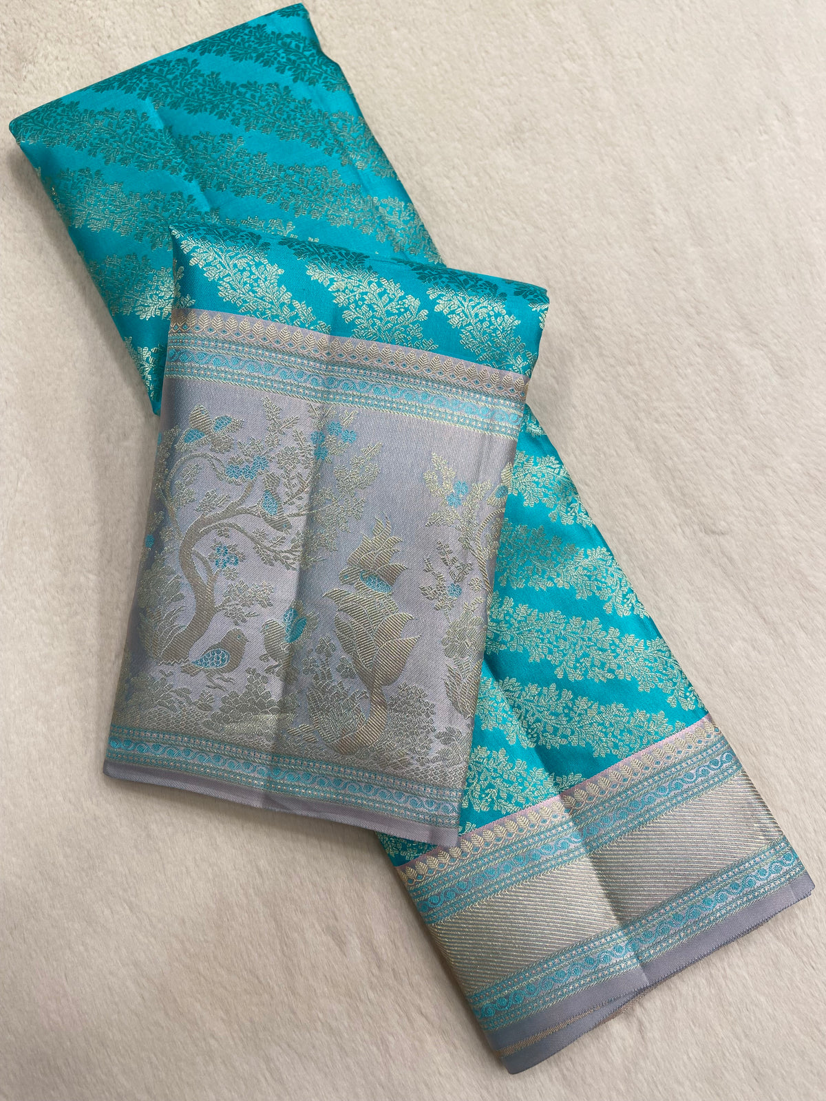 Pure Zari Handloom Kanjeevaram Silk Mark Certified Saree