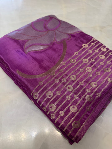 Pure Chinnon Saree