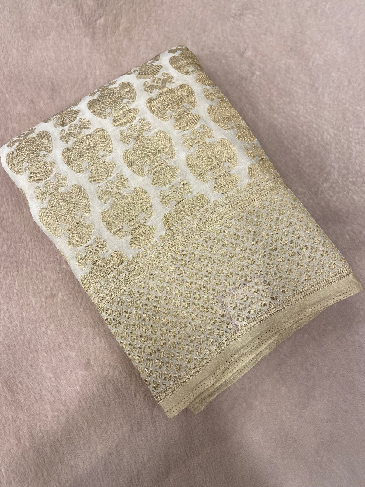 Premium Crush Georgette Saree