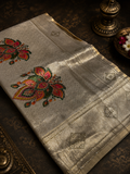 Premium Banarasi soft silk saree with Swarovski stone work