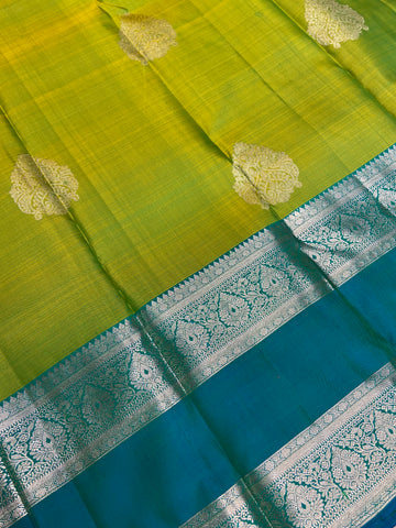Pure 1G zari handloom Kanjeevaram silk mark certified saree