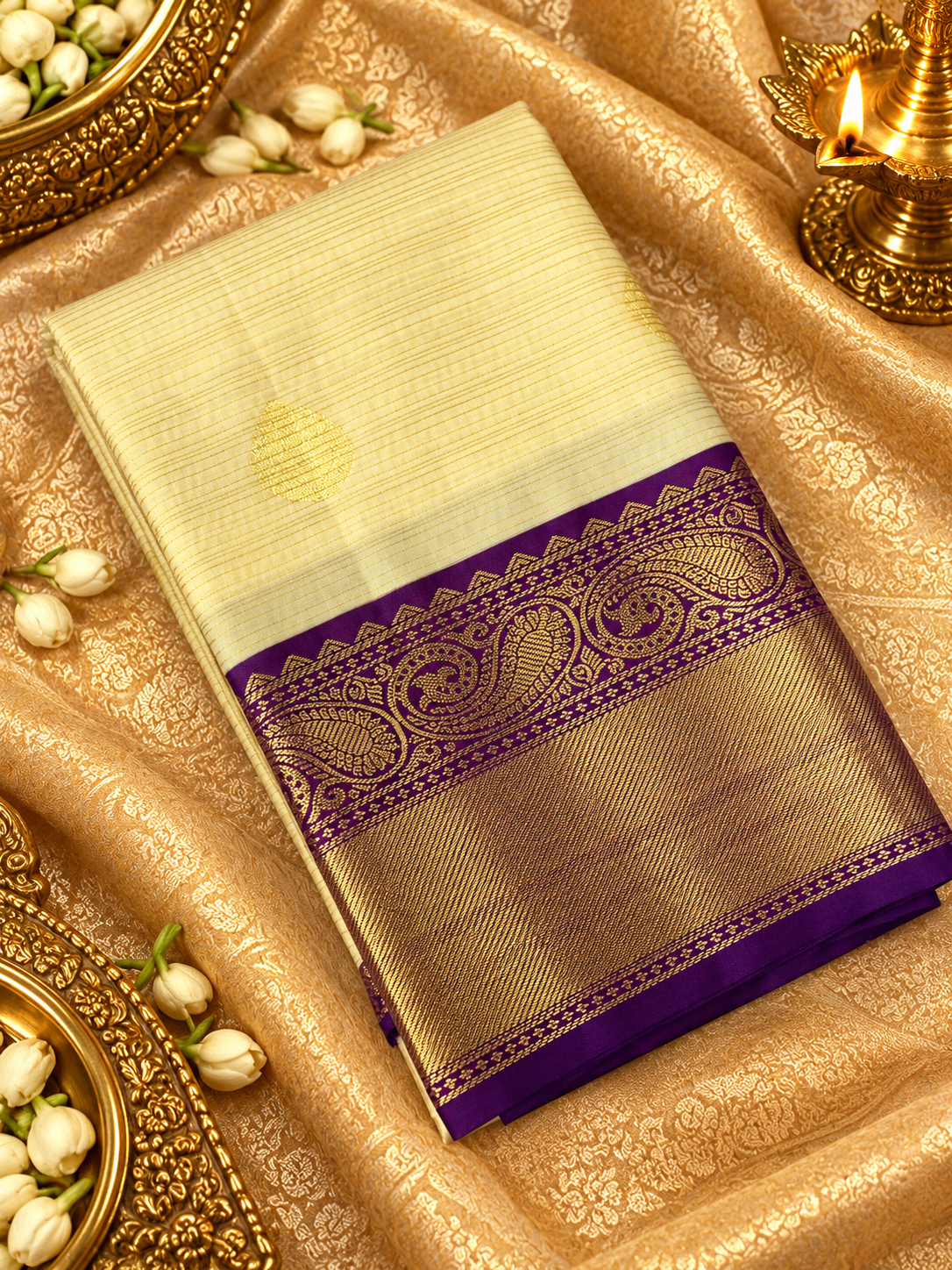 Premium Mini Kanchi Silk Saree - 902819