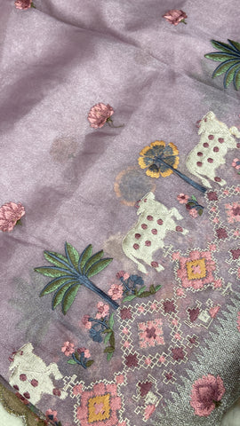 Premium Tissue Organza Saree