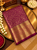 Premium Bridal Semi Kanchipuram Silk Saree - 902915