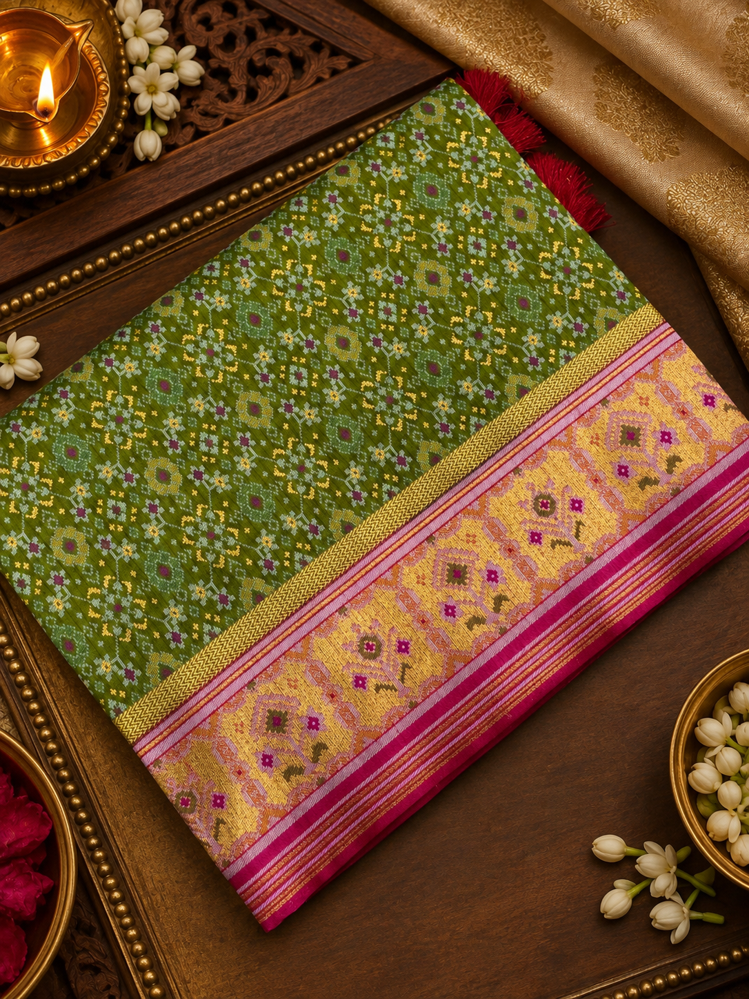 Premium Pochampally Silk Saree -902123