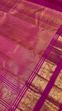 Pure 1G zari handloom Kanjeevaram Silk Saree- Silk mark certified- PS2344