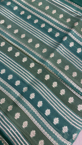 Pure Chinnon Saree💫
