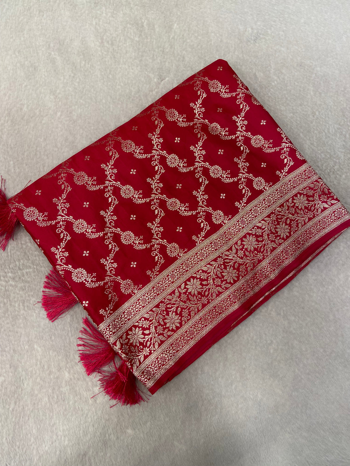 Premium Crepe Satin Silk Saree