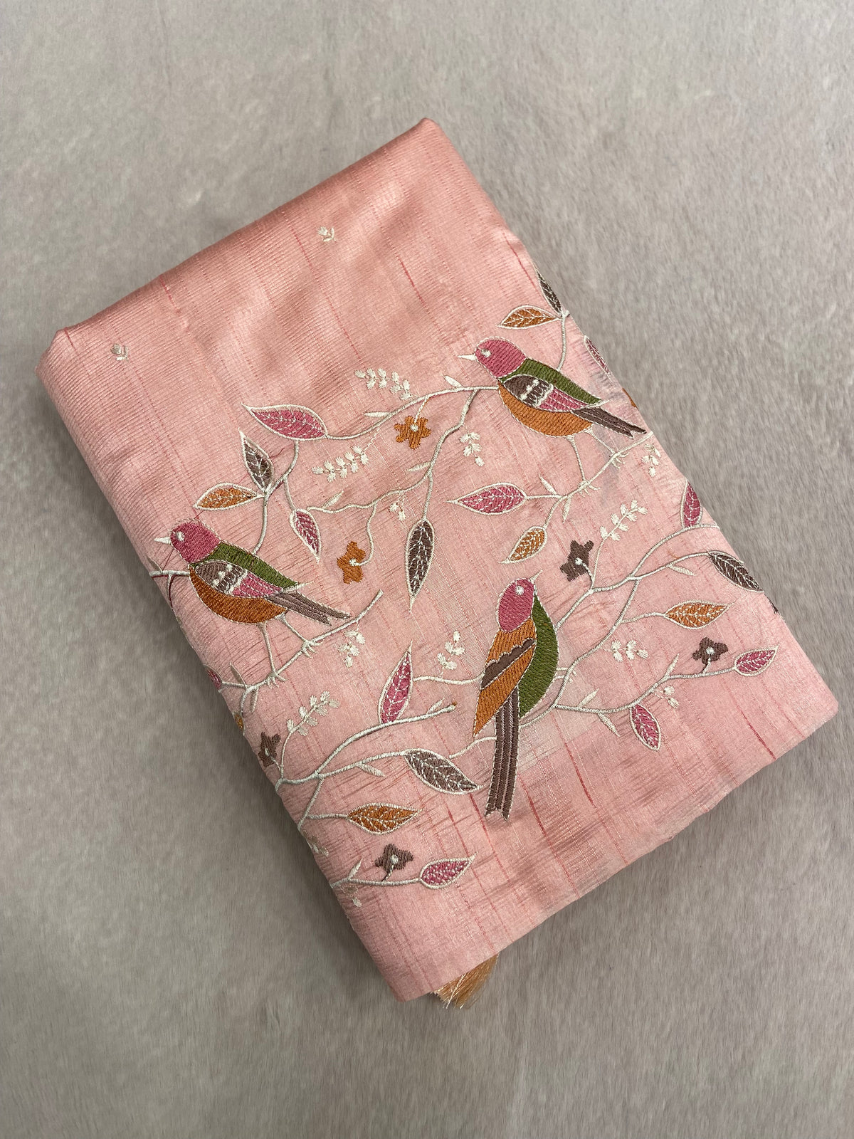 Premium kosa embroidery saree
