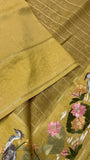 Pure Tissue Organza Saree With Embroidery