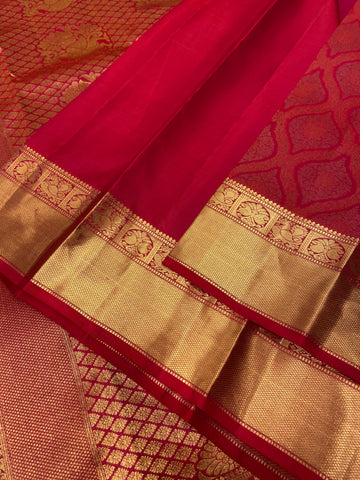 Pure Handloom Kanjeevaram Silk Mark Certified Saree