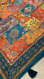 Banarasi Kalamkari Saree With Mirror Work