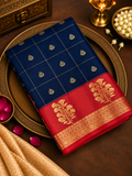 Premium Bridal Semi Kanchipuram Silk Saree - 902334