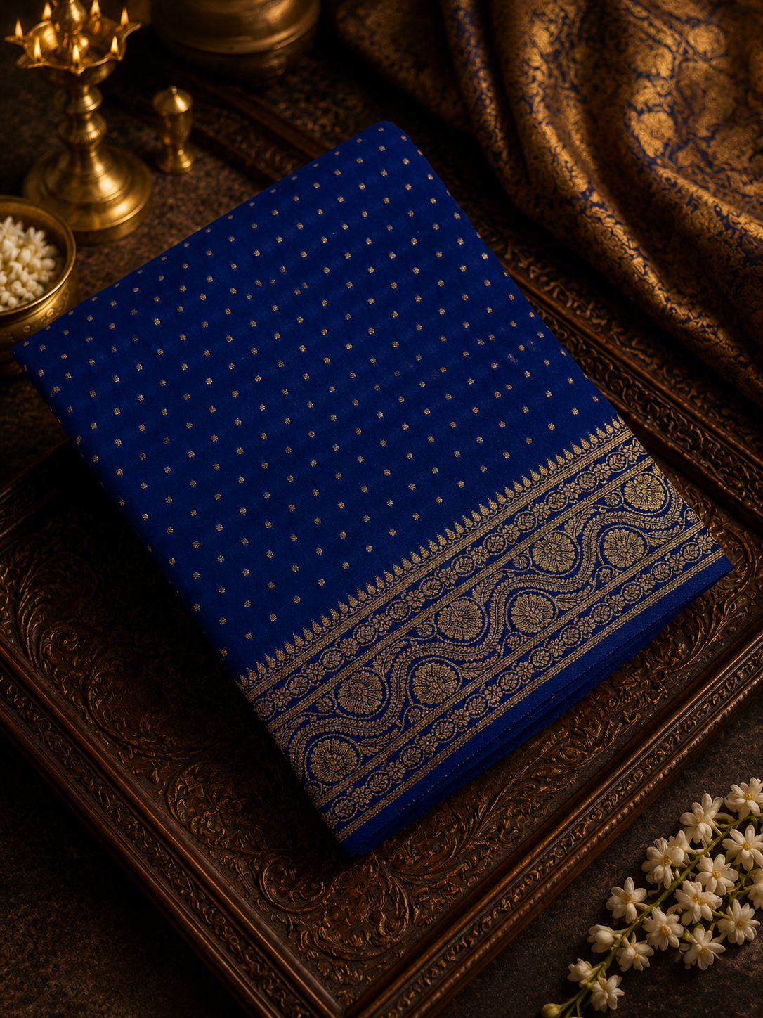 Premium Georgette Saree with Coco Zari Work