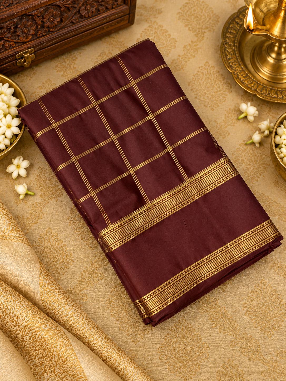 Premium Semi Kanjeevaram Silk Saree - 902335