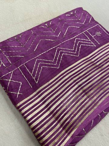 Premium Organza With Embroidery Saree