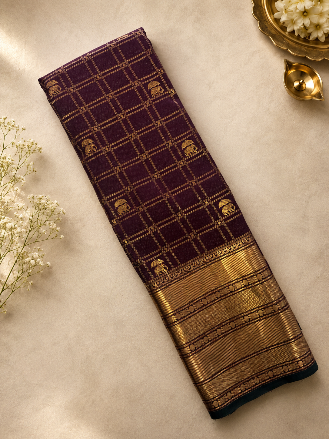 Premium Semi Kanchipuram Silk Saree