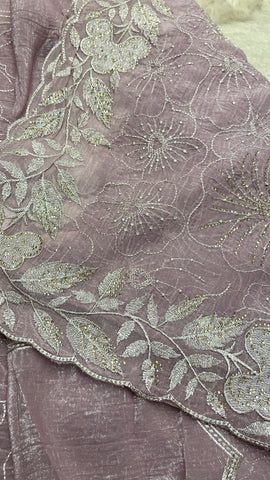Premium Crush Organza Saree