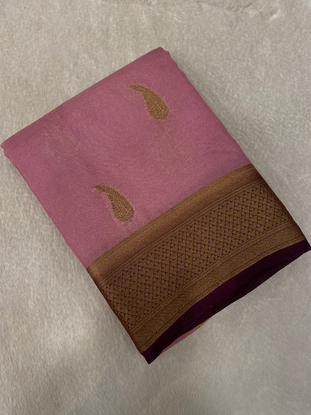 Crepe Viscose Silk Saree