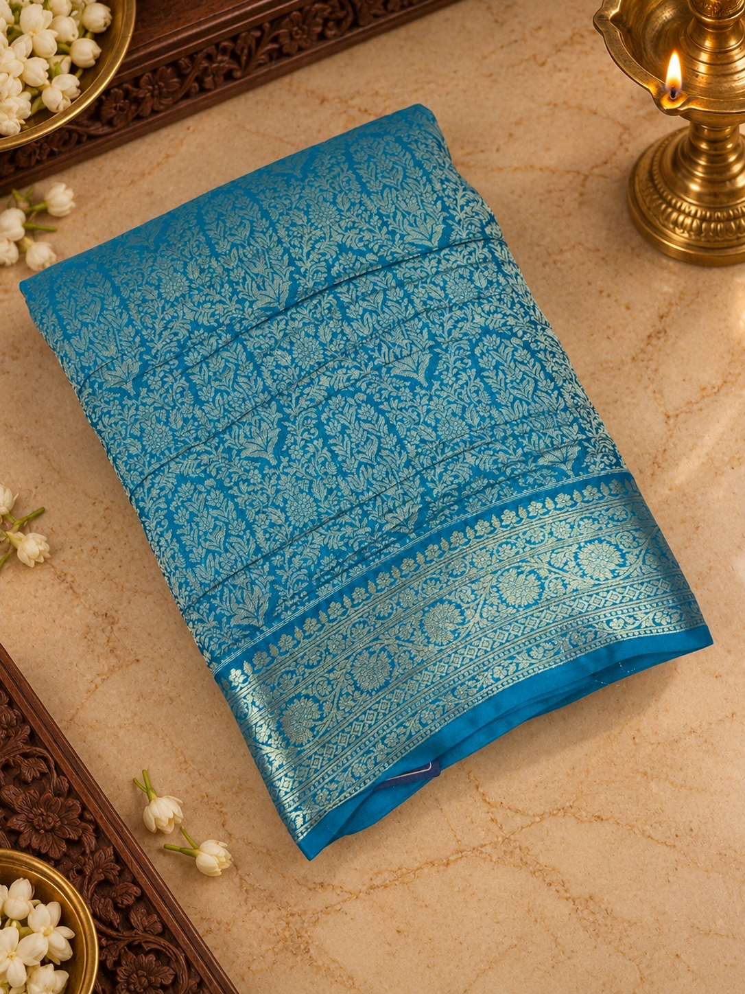 Premium Crush Georgette Saree -901172