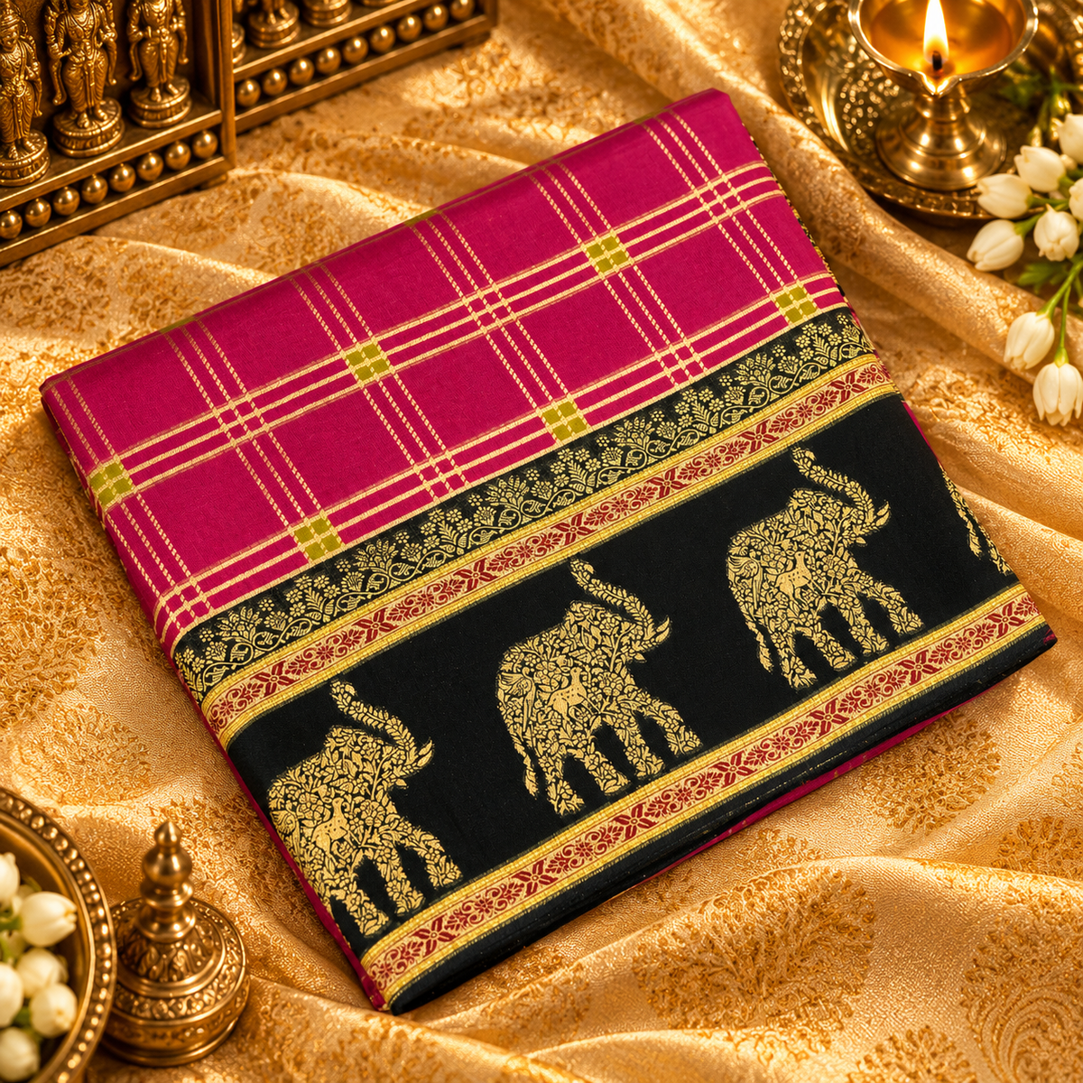 Pure Mix Crepe Silk Saree - 902828