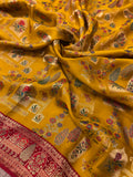 Premium Banarasi Crepe Satin Silk Saree - 902824