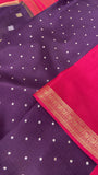 Pure Mix Mysore Crepe Silk Saree💜